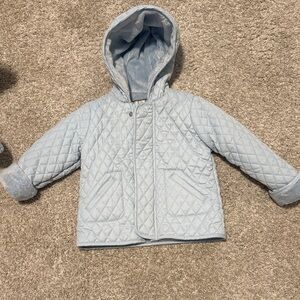 American Widgeon Quilted Kids Jacket in Light Blue. Size 3